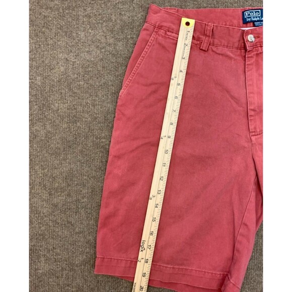 Polo Ralph Lauren Shorts Mens 32 Prospect Flat Front Chino Pre-Washed Preppy - Picture 3 of 9